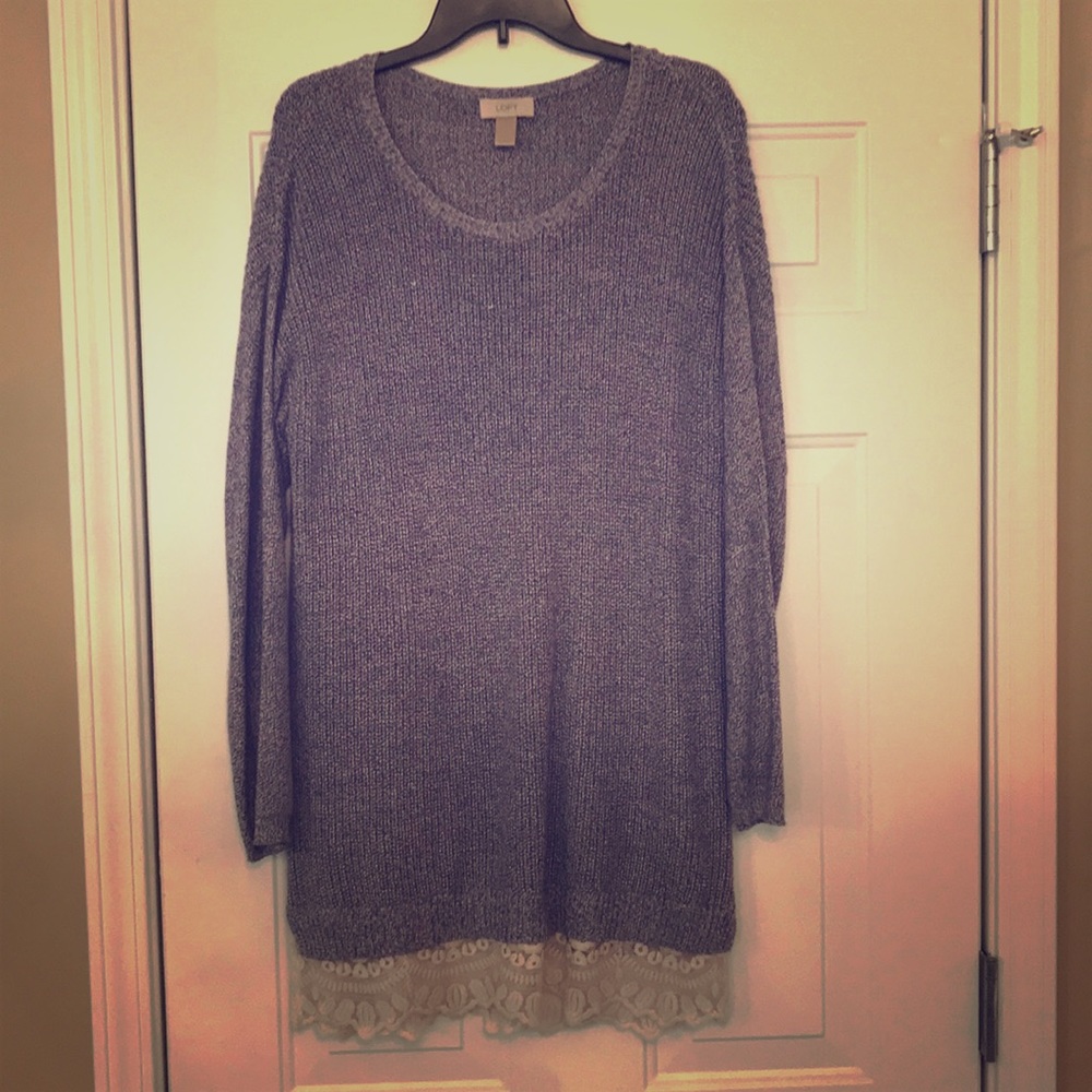 Loft sweater-pretty purple